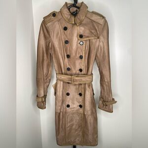 Burberry Pony Hair and Leather Trench Coat 🌟